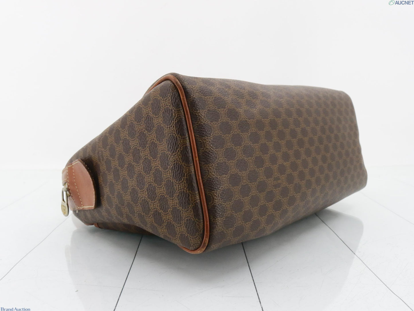 Celine Vintage Boston Macadam bag Brown leather