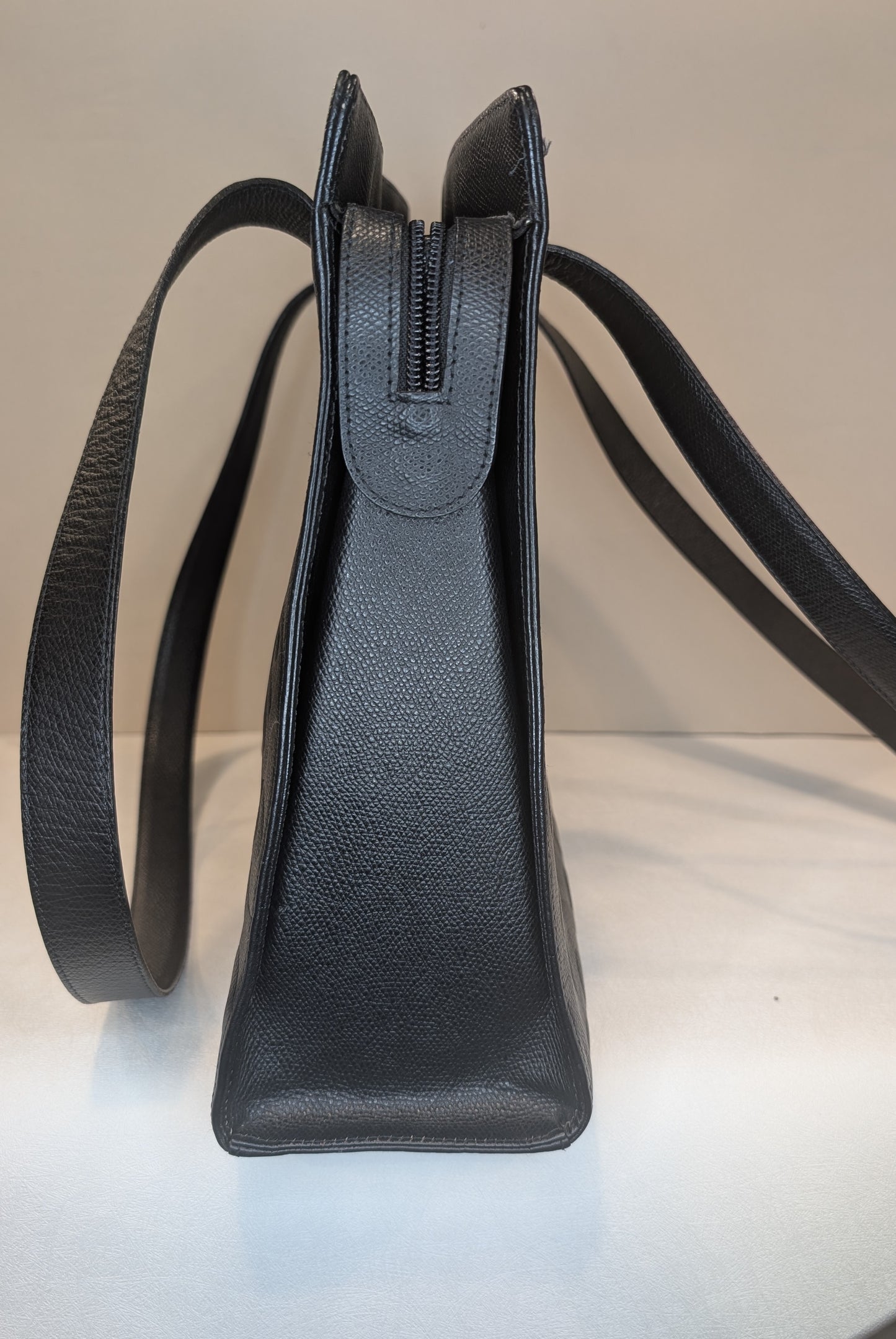 Saint Laurent black arabesque tote leather bag