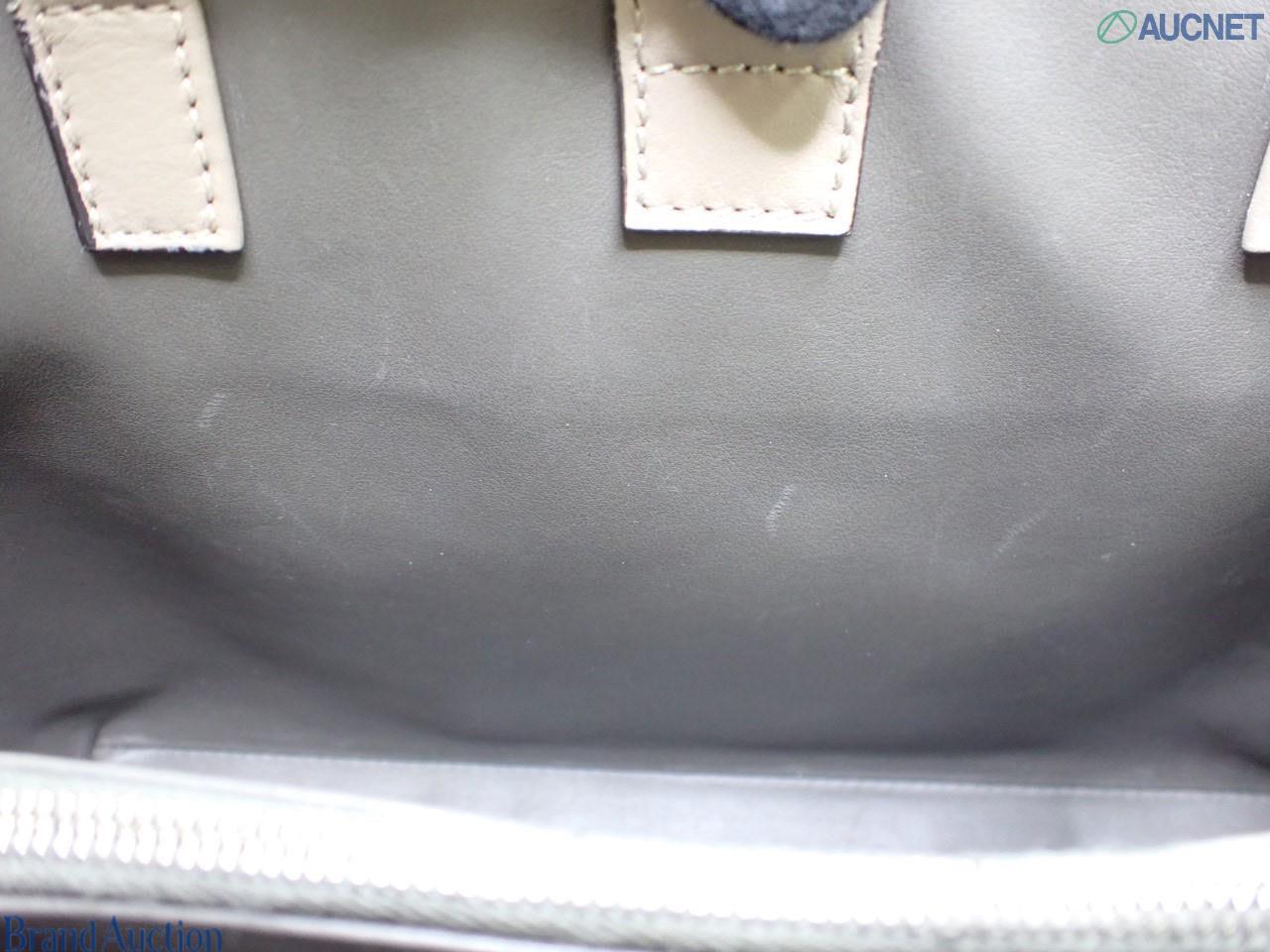 FENDI Vitello Dolce Century Petite 2Jours Tote Carbone Grey