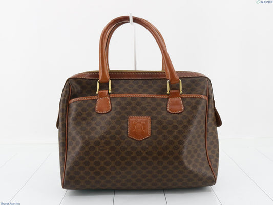 Celine Vintage Boston Macadam bag Brown leather