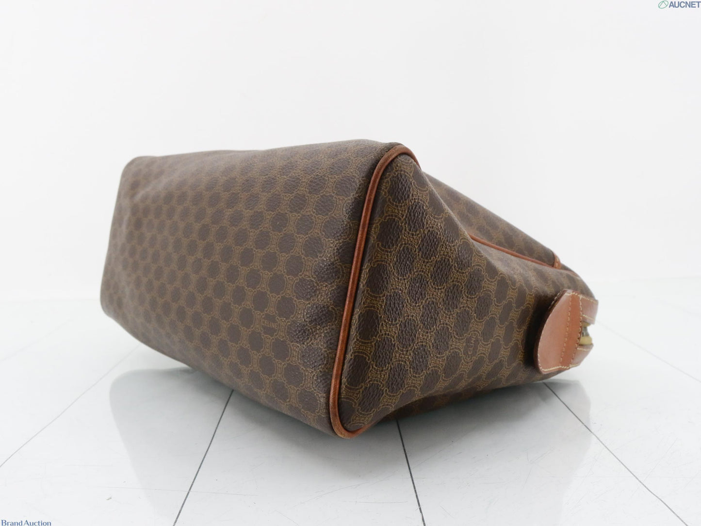 Celine Vintage Boston Macadam bag Brown leather